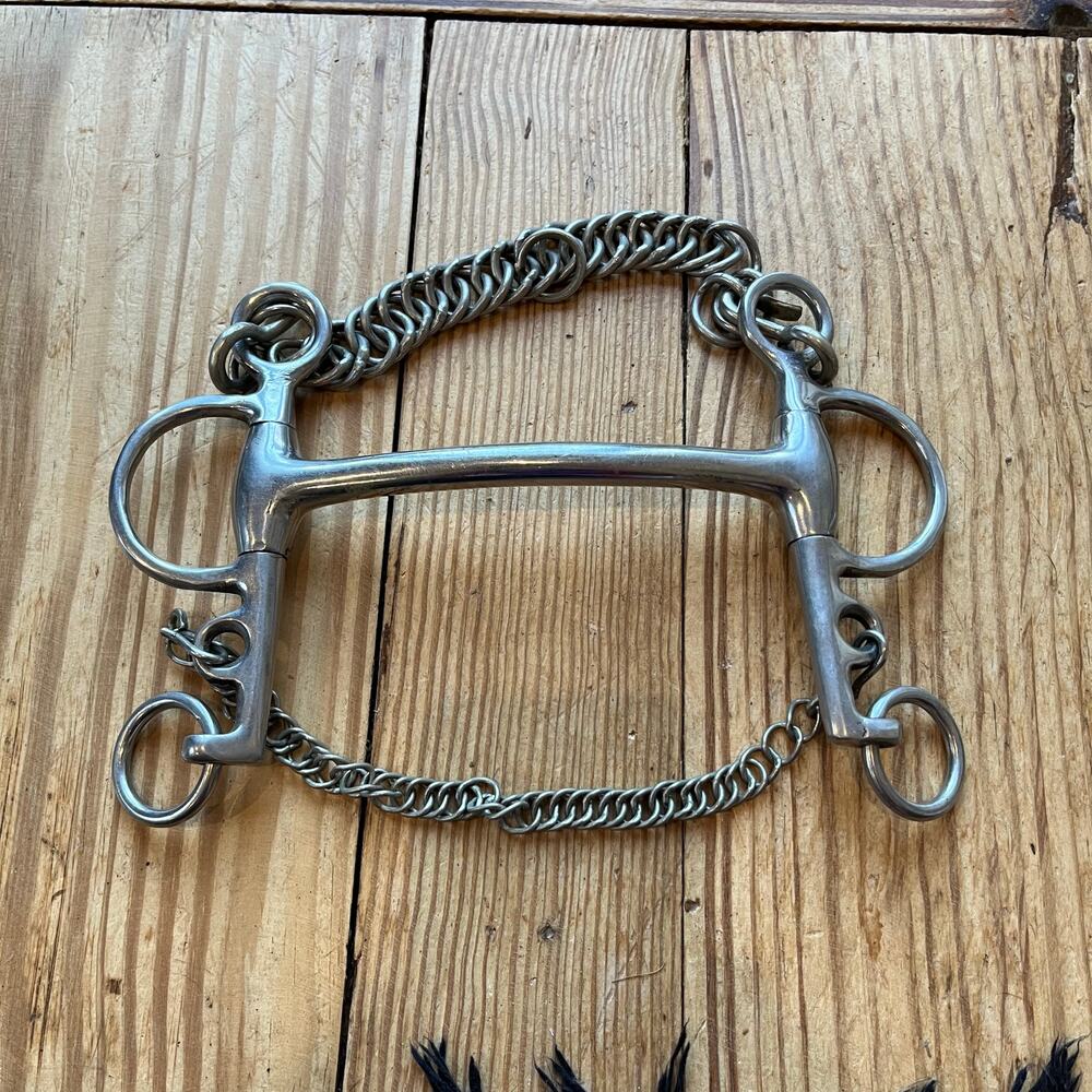 Mullen Mouth Pelham Horse Pony Bit 5”
